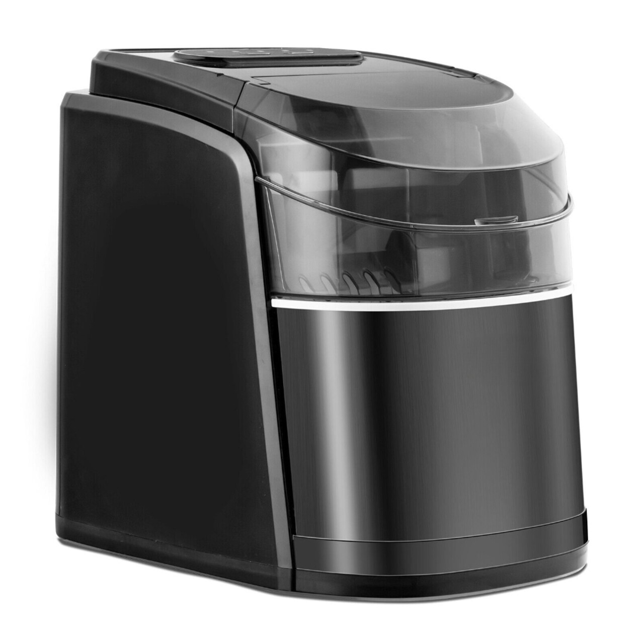 Countertop Ice Maker Machine Bullet Ice 26.5 Lbs per Day with Self Cleaning
